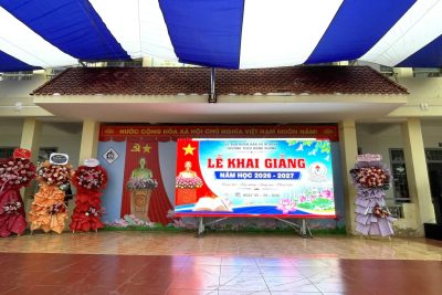 RỘN RÀNG NGÀY KHAI TRƯỜNG – TRƯỜNG THCS HÙNG VƯƠNG BƯỚC VÀO CHẶNG ĐƯỜNG MỚI