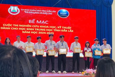 KẾT QUẢ CUỘC THI KHOA HỌC KỸ THUẬT DÀNH CHO HỌC SINH TRUNG HỌC TỈNH ĐẮK LẮK,  NĂM HỌC 2024 – 2025