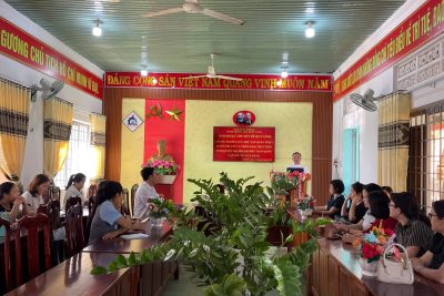 CHI BỘ TRƯỜNG THCS HÙNG VƯƠNG TỔ CHỨC SINH HOẠT CHUYÊN ĐỀ QUÝ I/2026 CHỦ ĐỀ NGHIÊN CỨU HỌC TẬP, QUÁN TRIỆT, TUYÊN TRUYỀN VÀ TRIỂN KHAI THỰC HIỆN NGHỊ QUYẾT ĐẠI HỘI ĐẠI BIỂU TOÀN QUỐC LẦN THỨ XIV CỦA ĐẢNG 