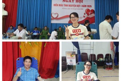 TRƯỜNG THCS HÙNG VƯƠNG TÍCH CỰC THAM GIA HIẾN MÁU NHÂN ĐẠO ĐỢT I – NĂM 2026